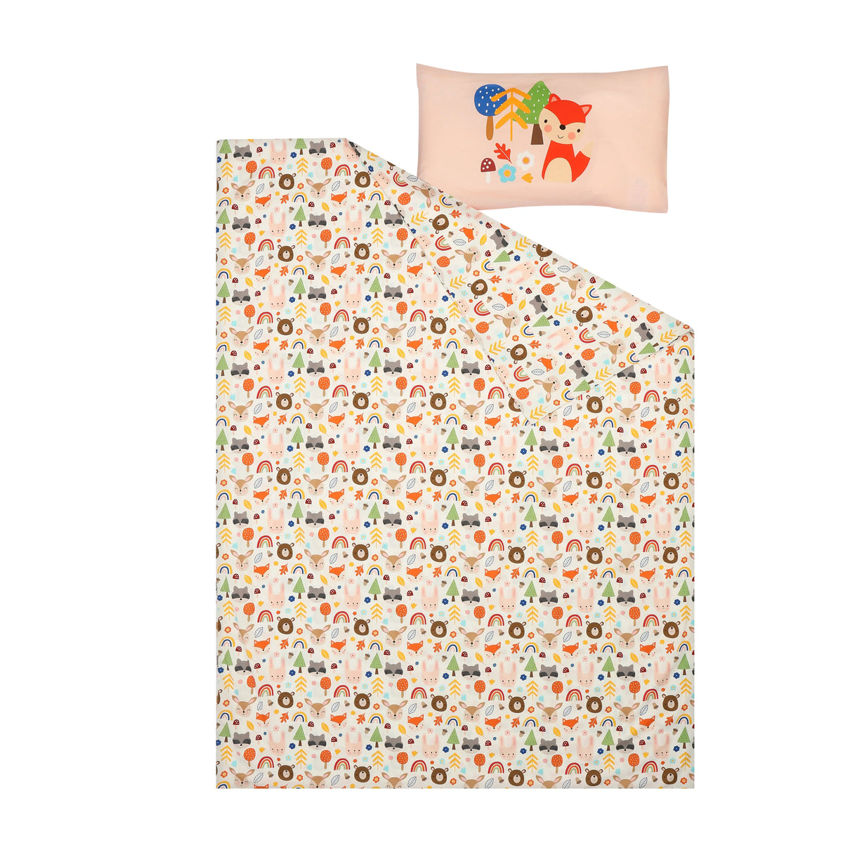 Kids Animal Doona Cover Set | Cotton | Single size with a matching Pillow Case