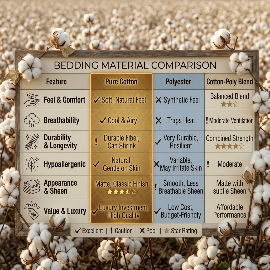 Pure Cotton Vs Polyester