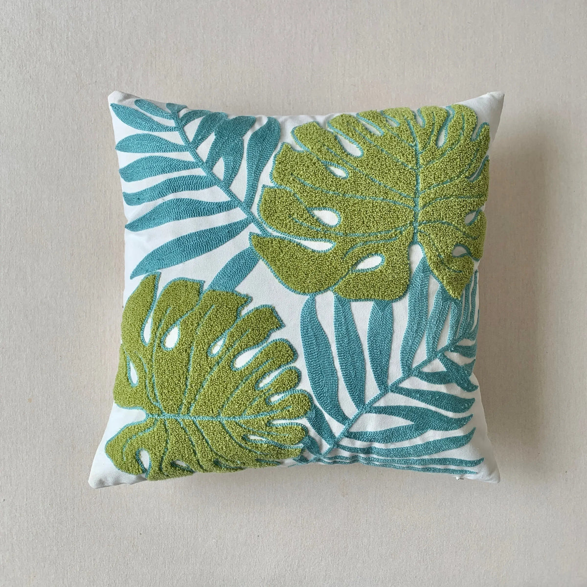 Tropical Leaf Cushion Covers 'n' Cuddles
