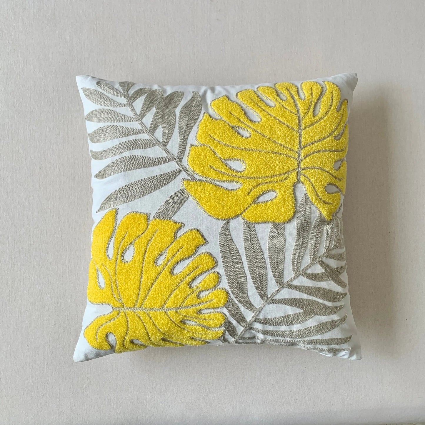 Tropical Leaf Cushion Covers 'n' Cuddles
