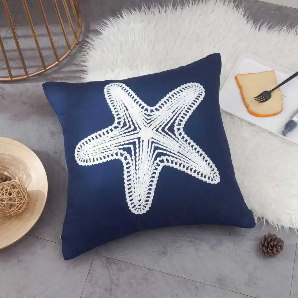Star Fish Mediterranean Cushion Covers 'n' Cuddles