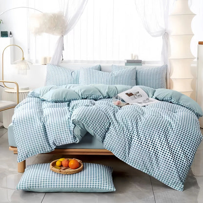 Cottage Gingham Quilt Cover Set Covers 'n' Cuddles