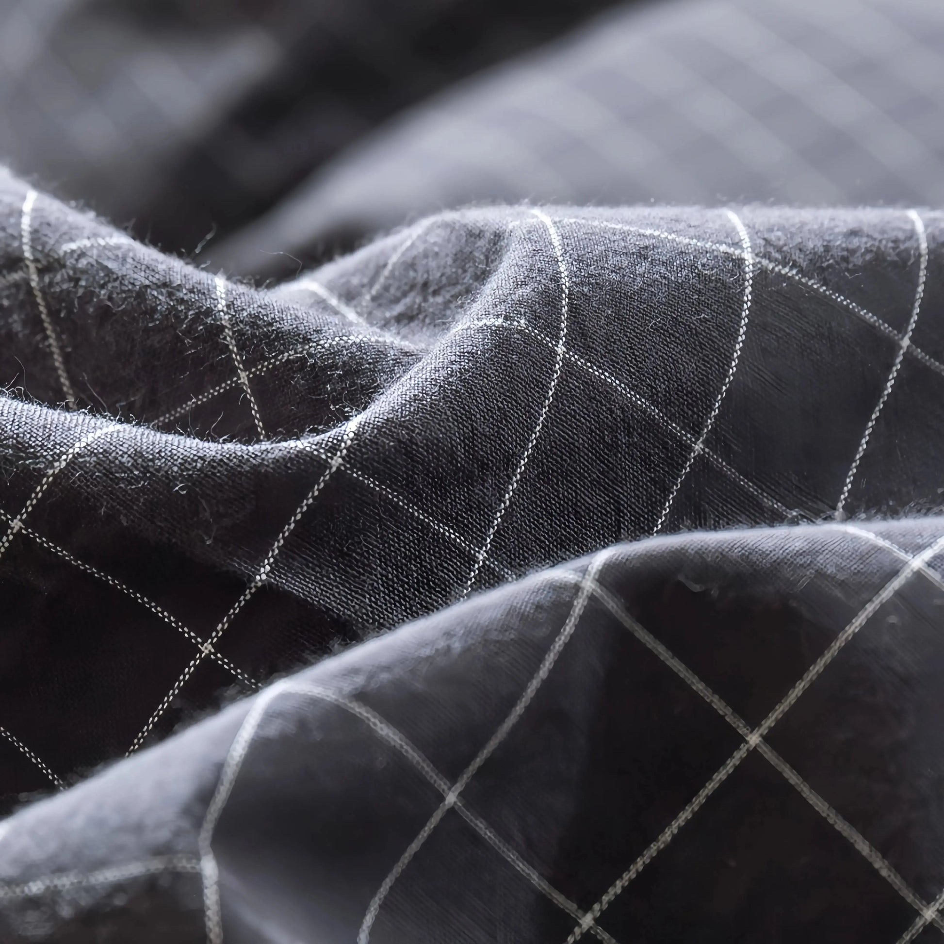 Nordi Grid Doona Cover Set 100% Cotton Queen Size and King Size with matching  pillow case