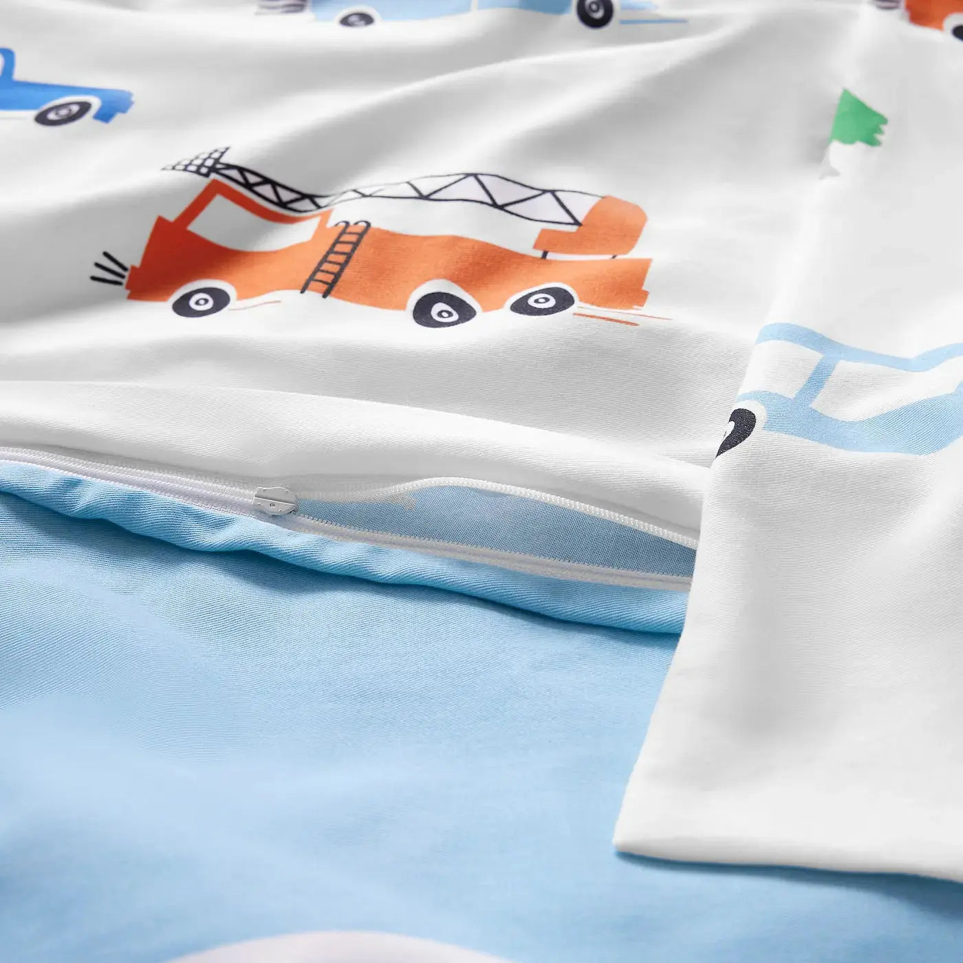 Kids Car Doona Cover Set | Cotton | Single size with a matching Pillow Case