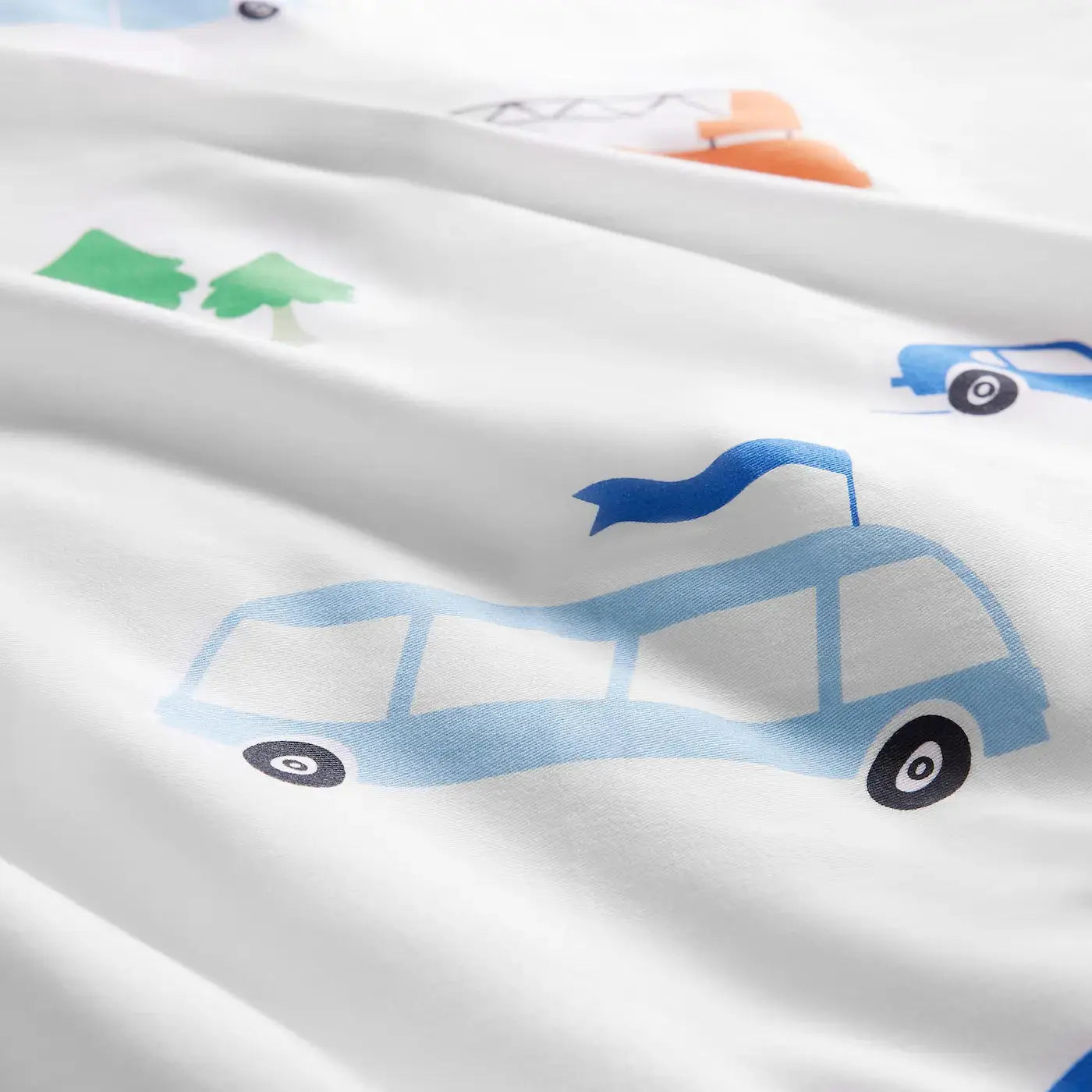 Kids Car Doona Cover Set | Cotton | Single size with a matching Pillow Case