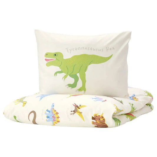 Kids Dinosaur Doona Cover Set | Cotton | Single size with a matching Pillow Case