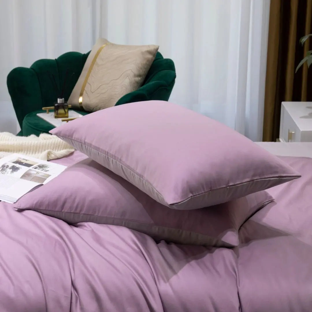 Lavender Doona Cover Set | Cotton Sateen | Queen size with  matching Pillow Case