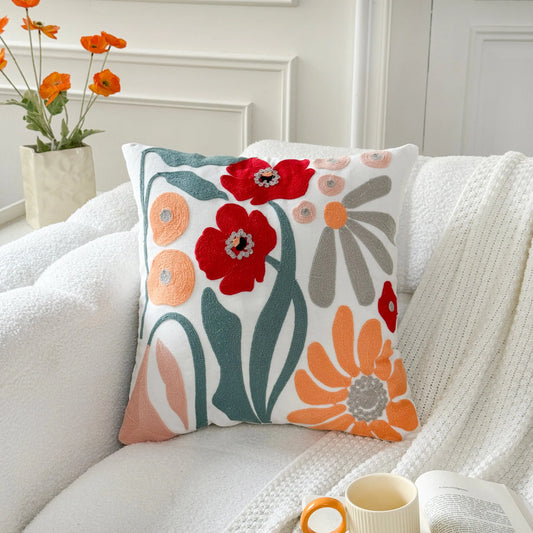 Abstract Floral Cushion Covers 'n' Cuddles