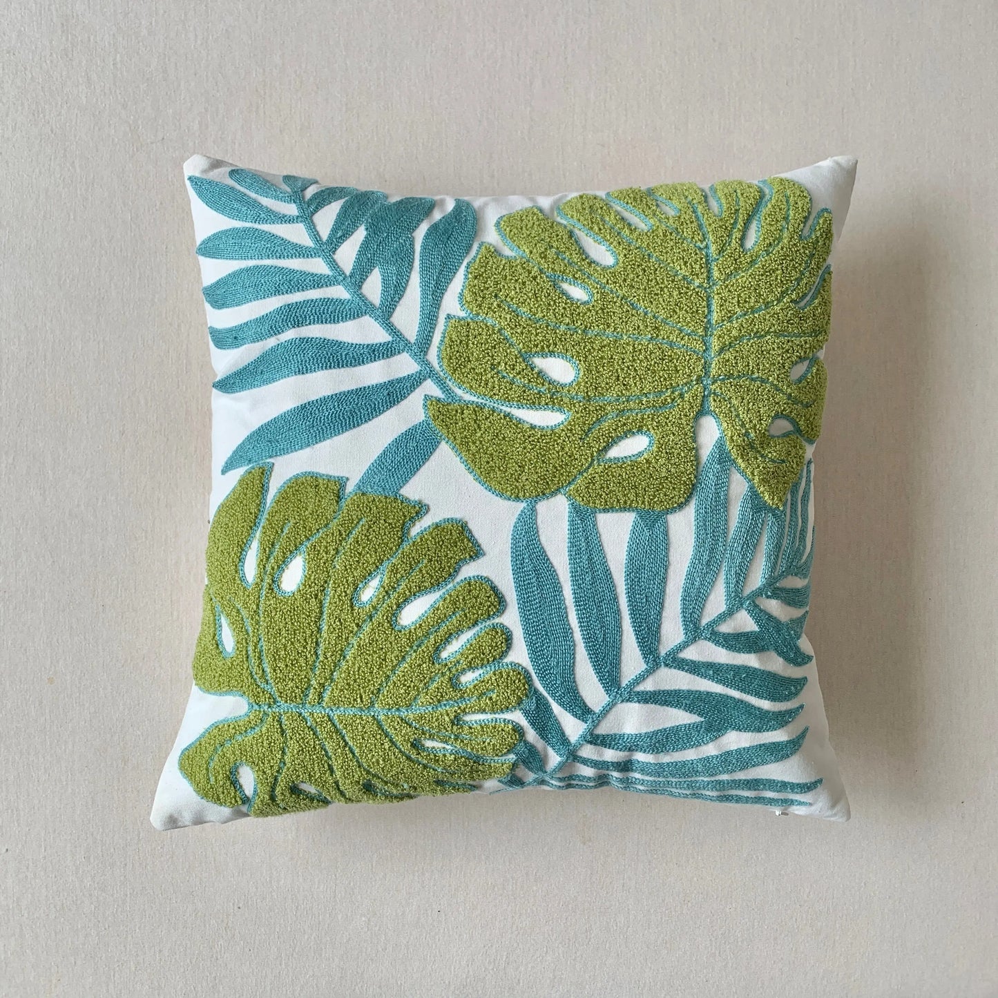 Tropical Leaf Cushion Covers 'n' Cuddles