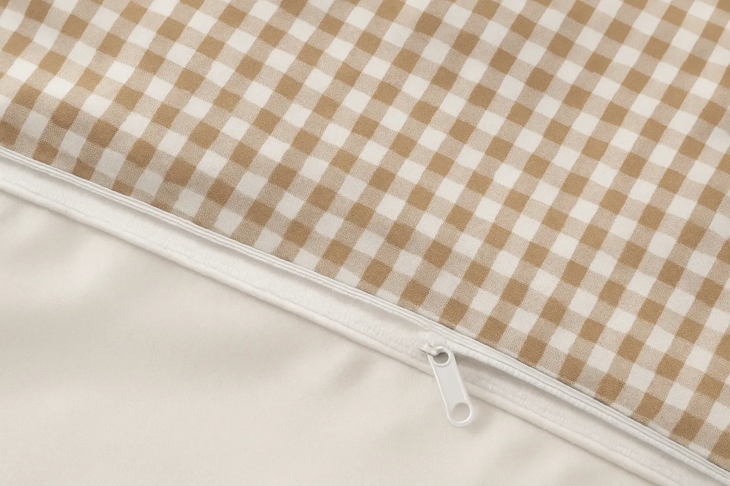 Honey Gingham Quilt Cover Set Covers 'n' Cuddles