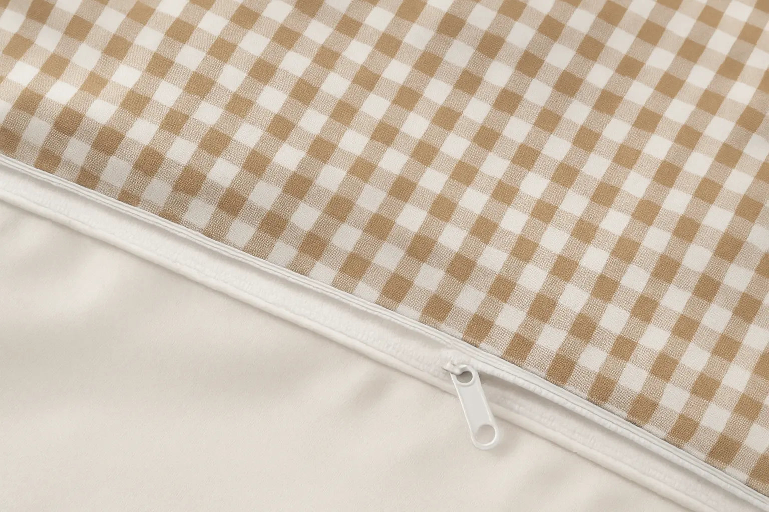 Honey Gingham Quilt Cover Set Covers 'n' Cuddles